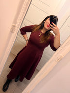 Abito “Divina Bordeaux”