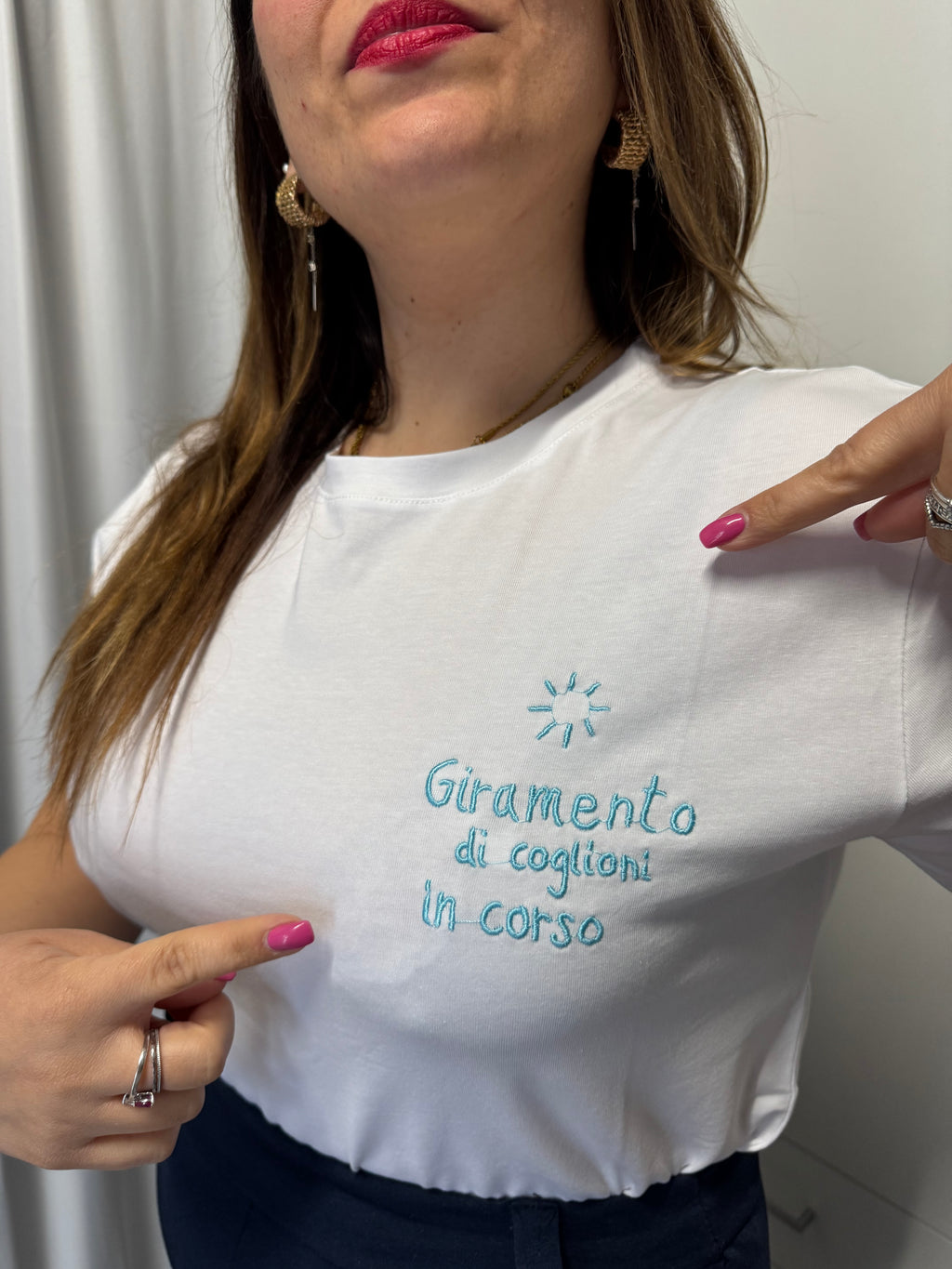 T-shirt “Giramento di coglioni in corso”