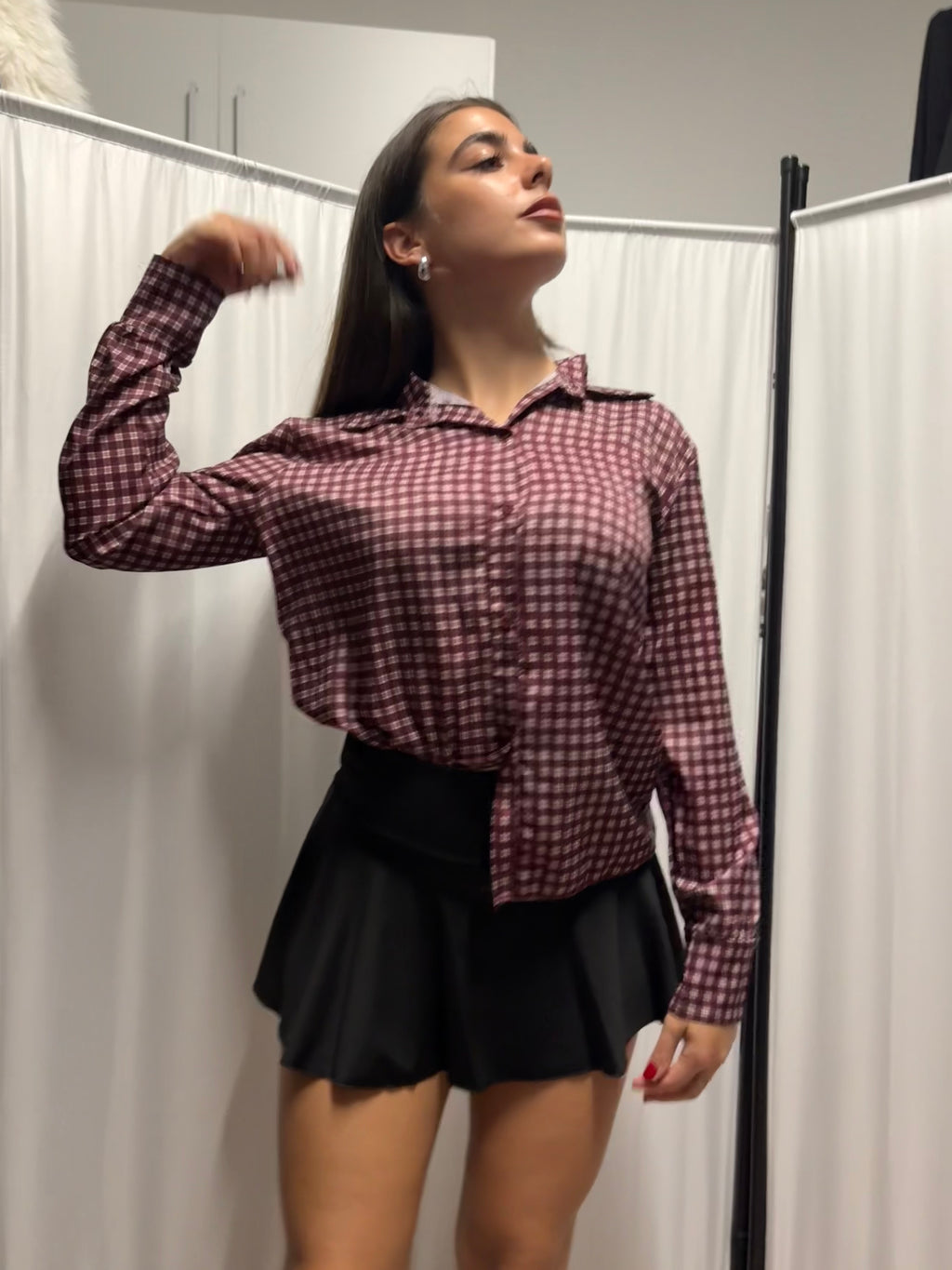 Camicia a quadretti autunnale