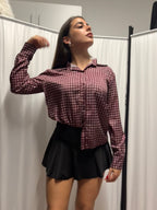 Camicia a quadretti autunnale