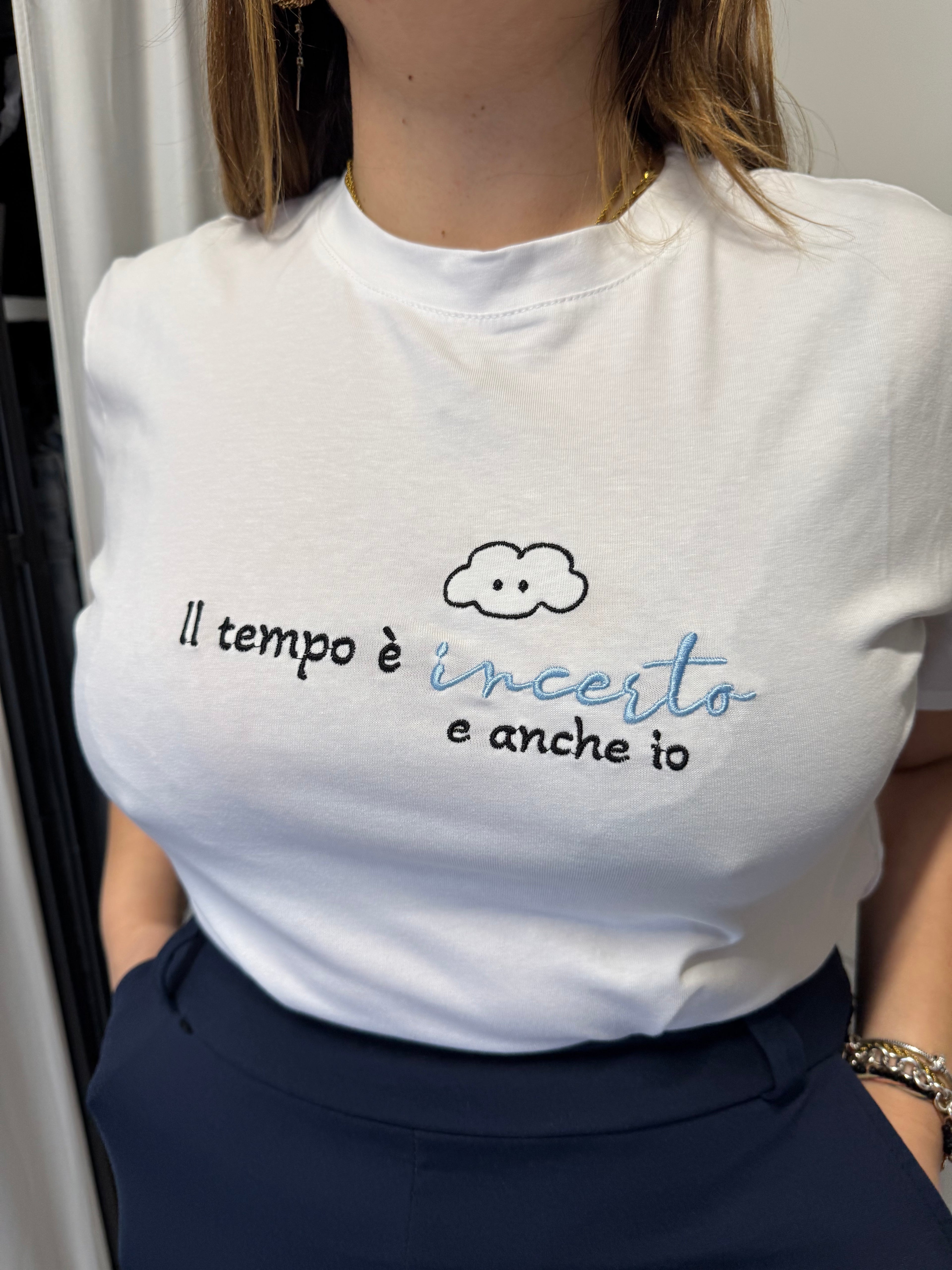 Il tempo è incerto e anche io