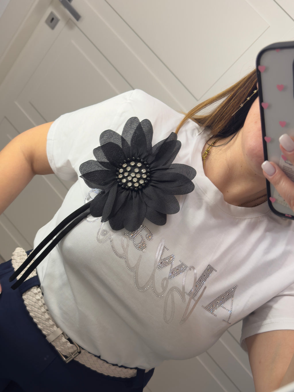 T-shirt flowers fiocchi