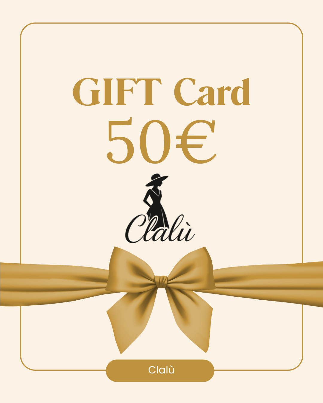 Gift Card 50€ delle Muse di Clalù