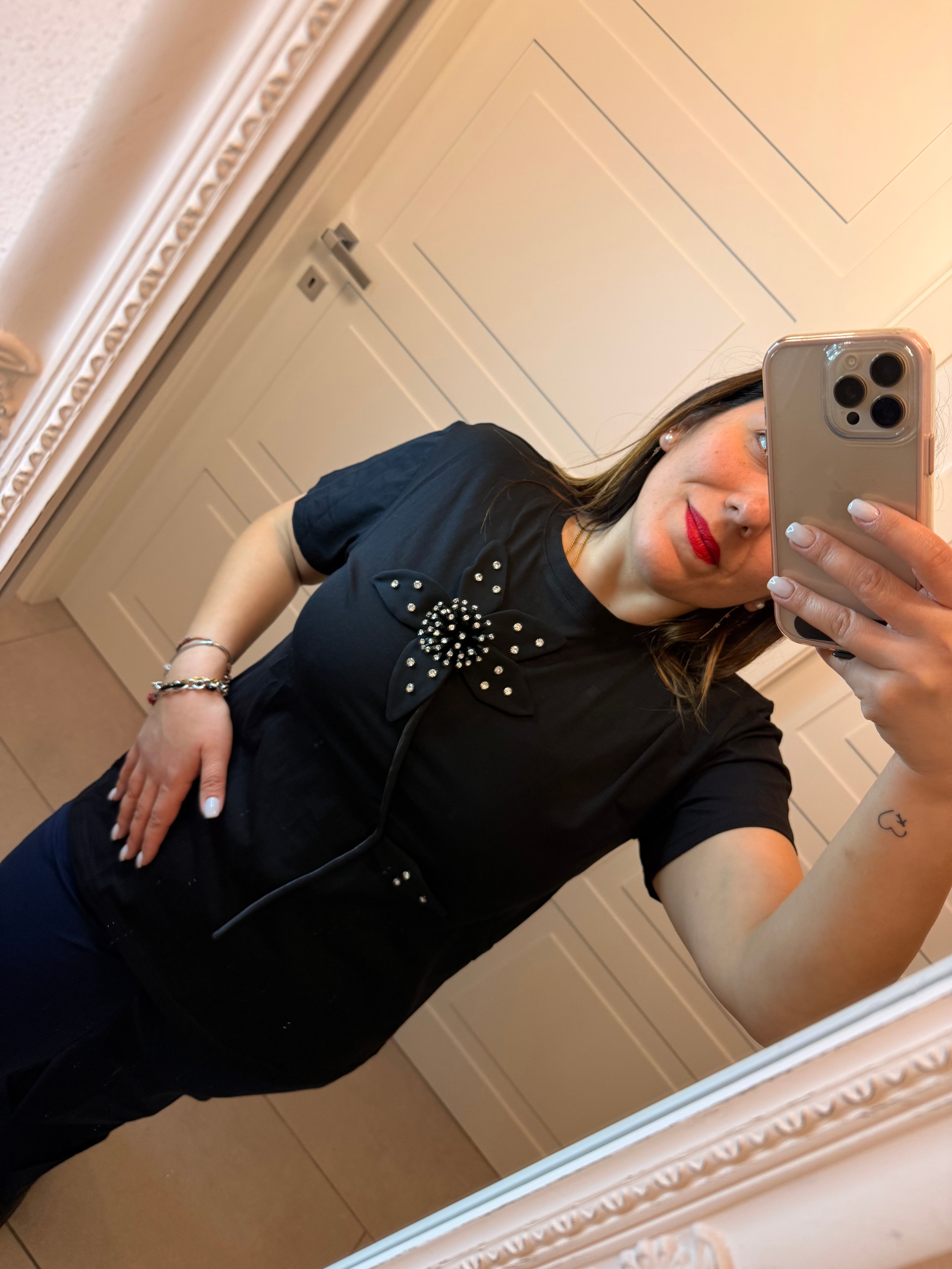 T-shirt flowers fiocchi