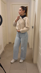Bomber Beige Contrast