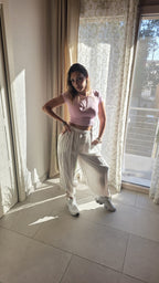 Pantaloni Morbidi con Fiocchi