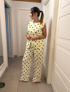 Completo giallo pastello