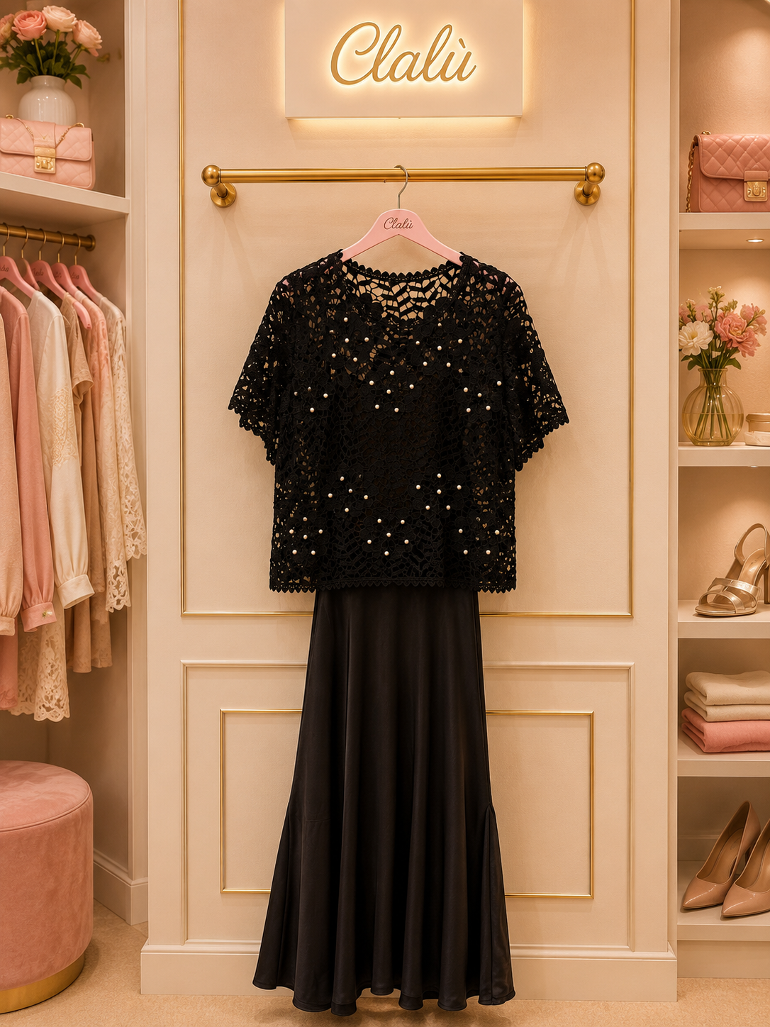 Completo Nero Elegante