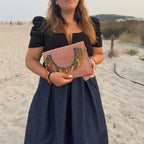 Pochette Intrecciata con Ricami