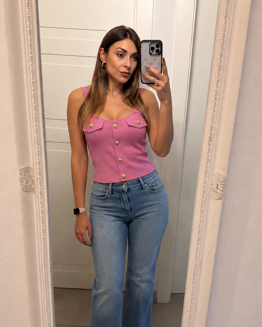Top rosa “Bon Bon”