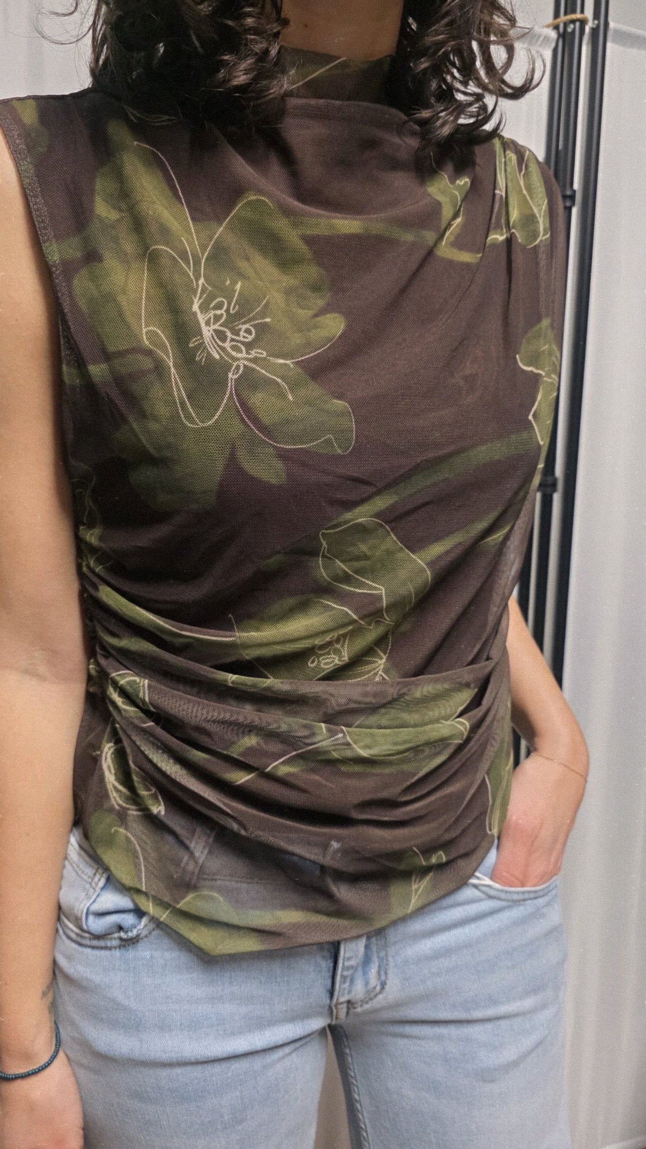 Canotta smanicate Green