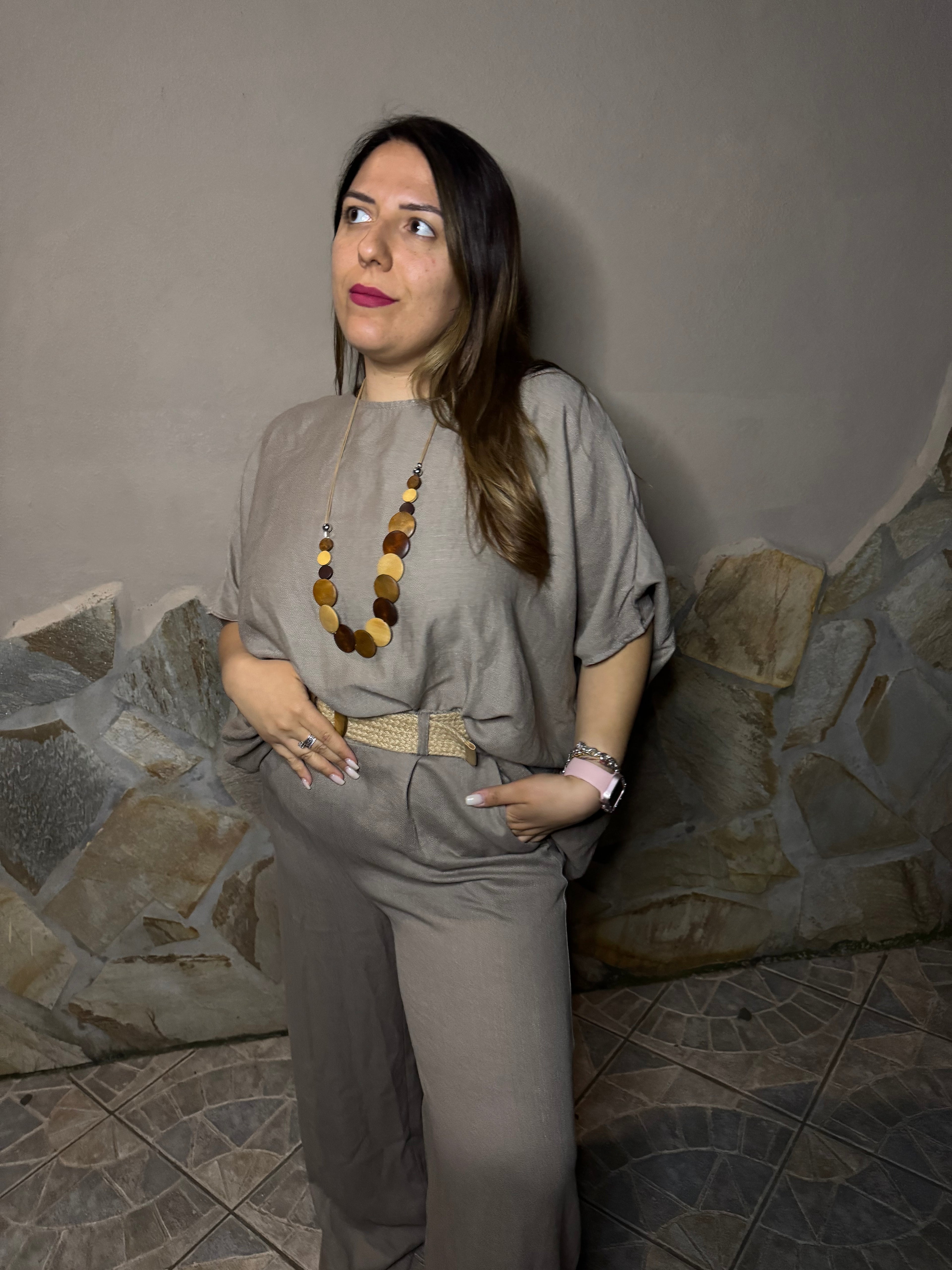 Completo “Easy Chic” Tortora Elegante