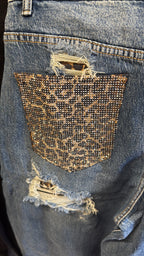 Jeans Balloon maculati e con brillantini