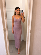 ✨ Abito Lungo Rosa Lurex ✨
