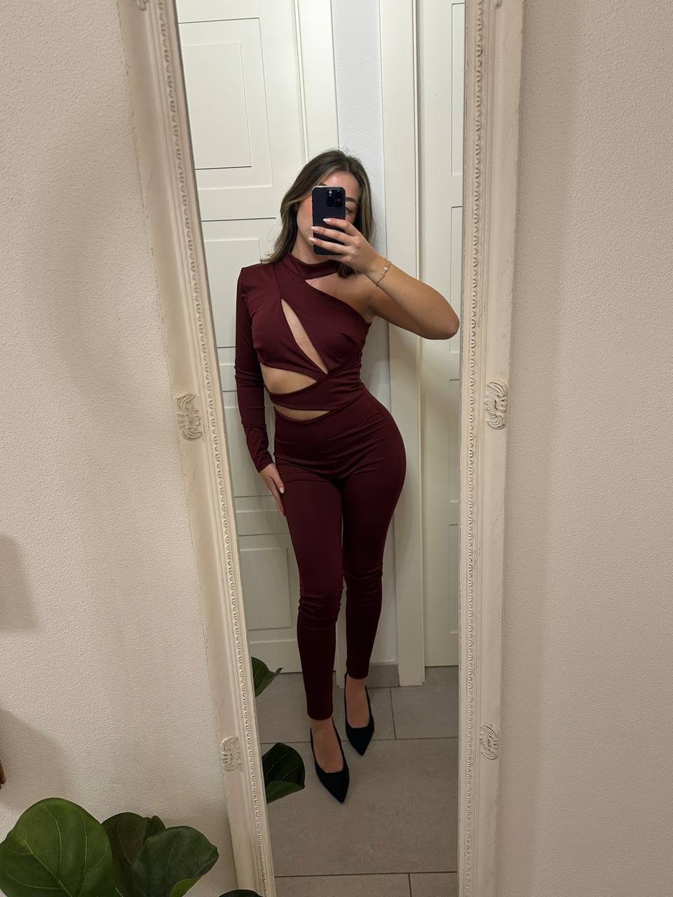 Tuta Sensual Bordeaux