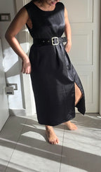 Abito Satin Nero