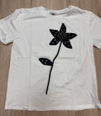 T-shirt flowers fiocchi