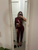 Tuta Sensual Bordeaux