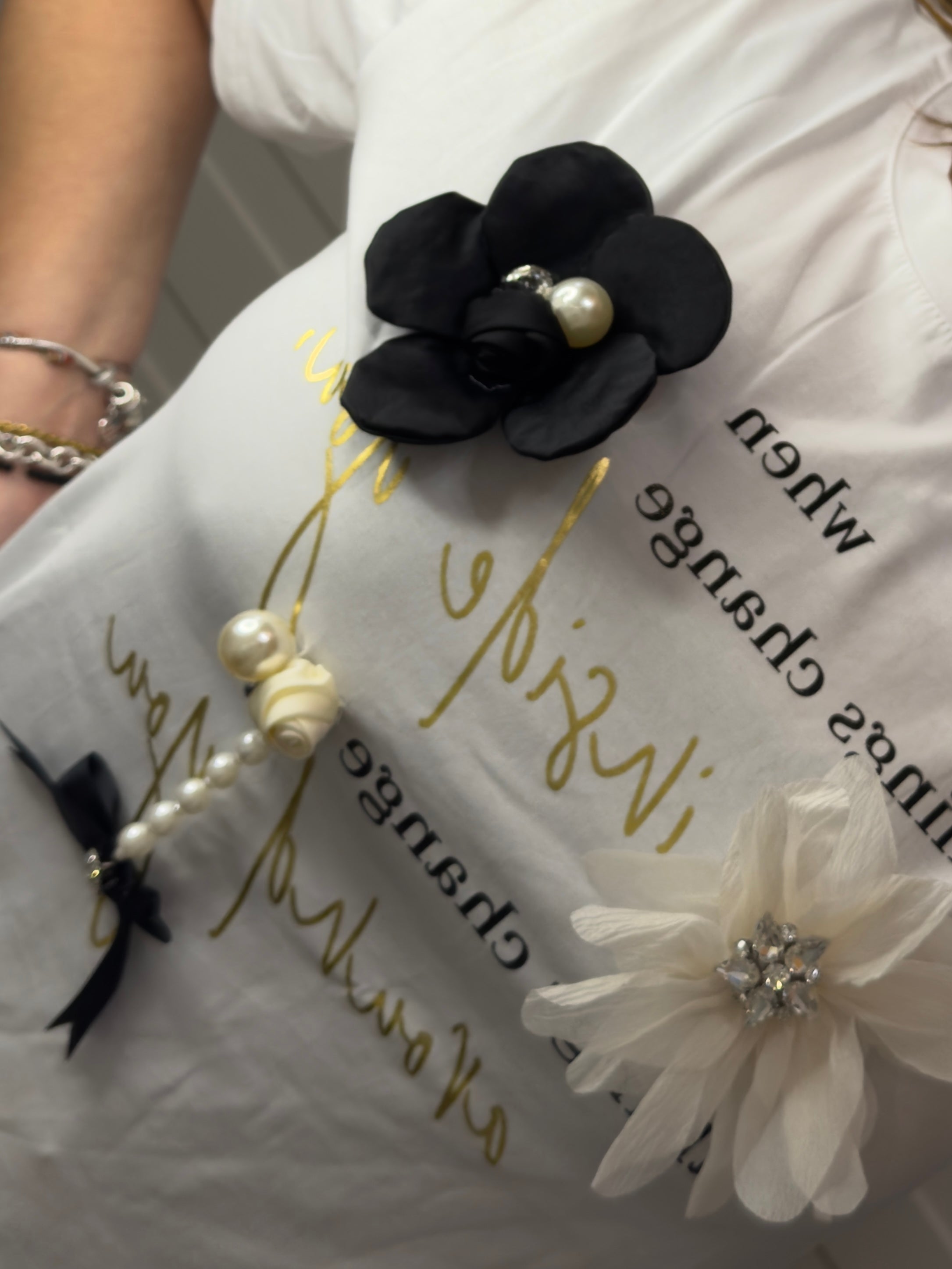 T-shirt flowers fiocchi