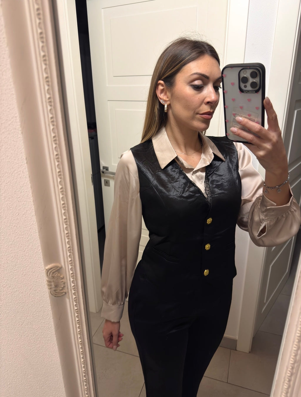 Completo Elegance Black – Gilet & Pantalone