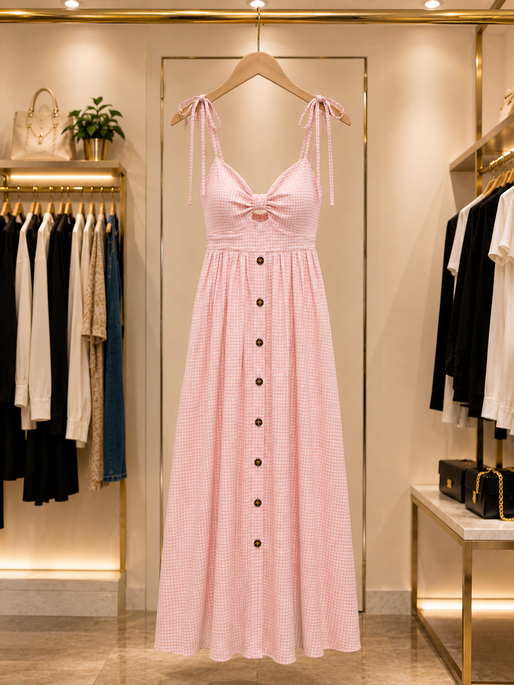 Abito Rosa e azzurro