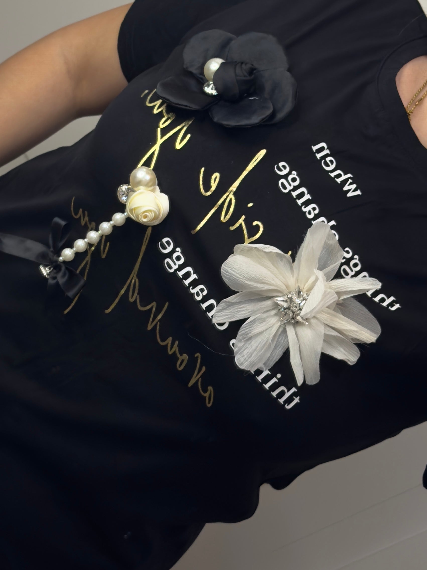 T-shirt flowers fiocchi