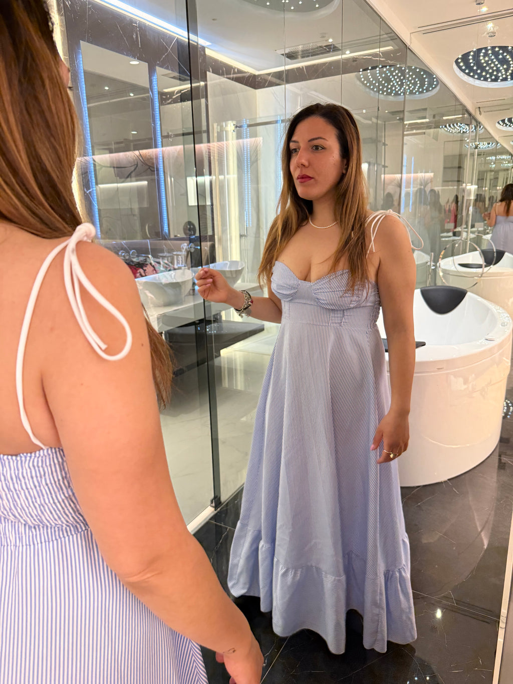 Abito Celeste Capri