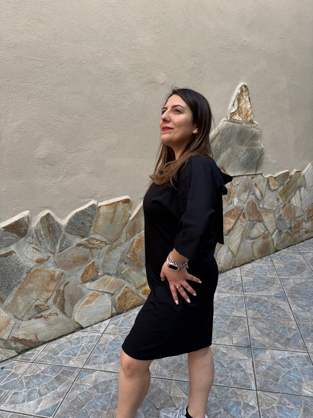 Abito “Effetto Wow” Nero con Fiocco Back