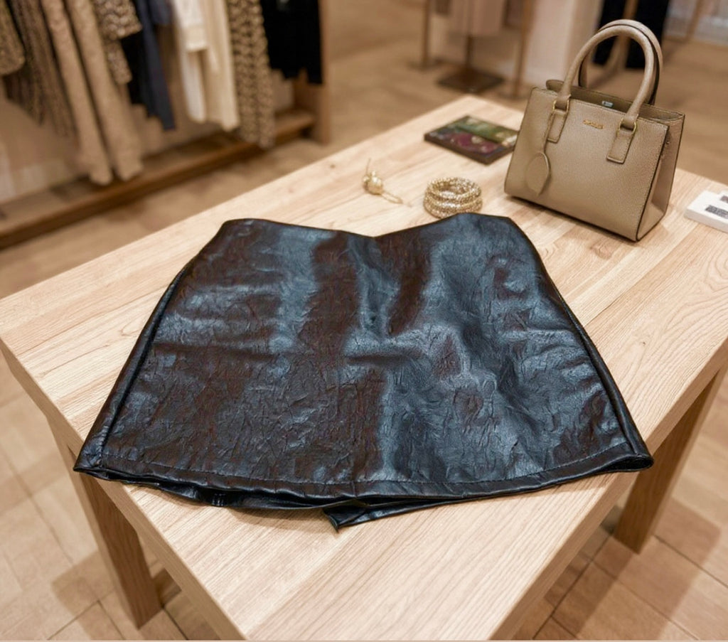 Completo Noir Rebel – Bomber Oversize & gonna Ecopelle