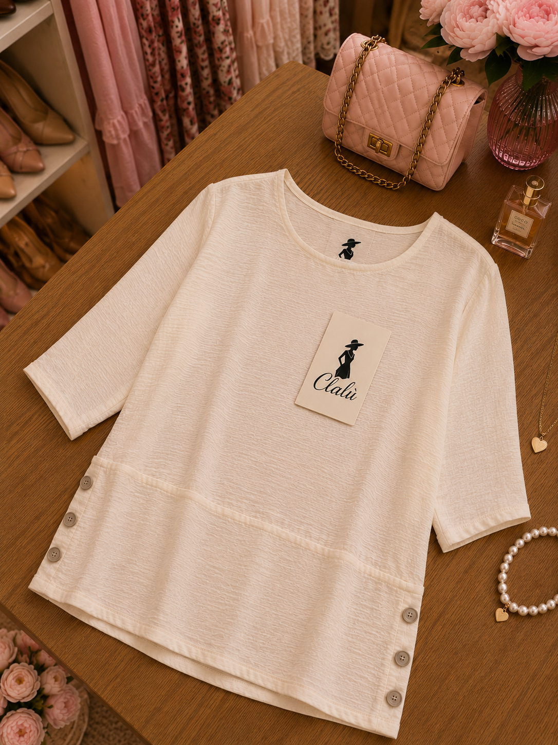 Casacca Curvy “Ivory Glow”