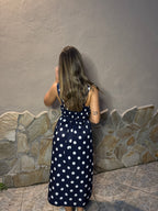 Abito Pois Blu “Dolce Estate”
