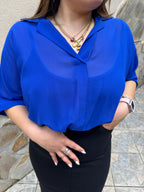 Blusa Aura Blu