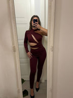 Tuta Sensual Bordeaux