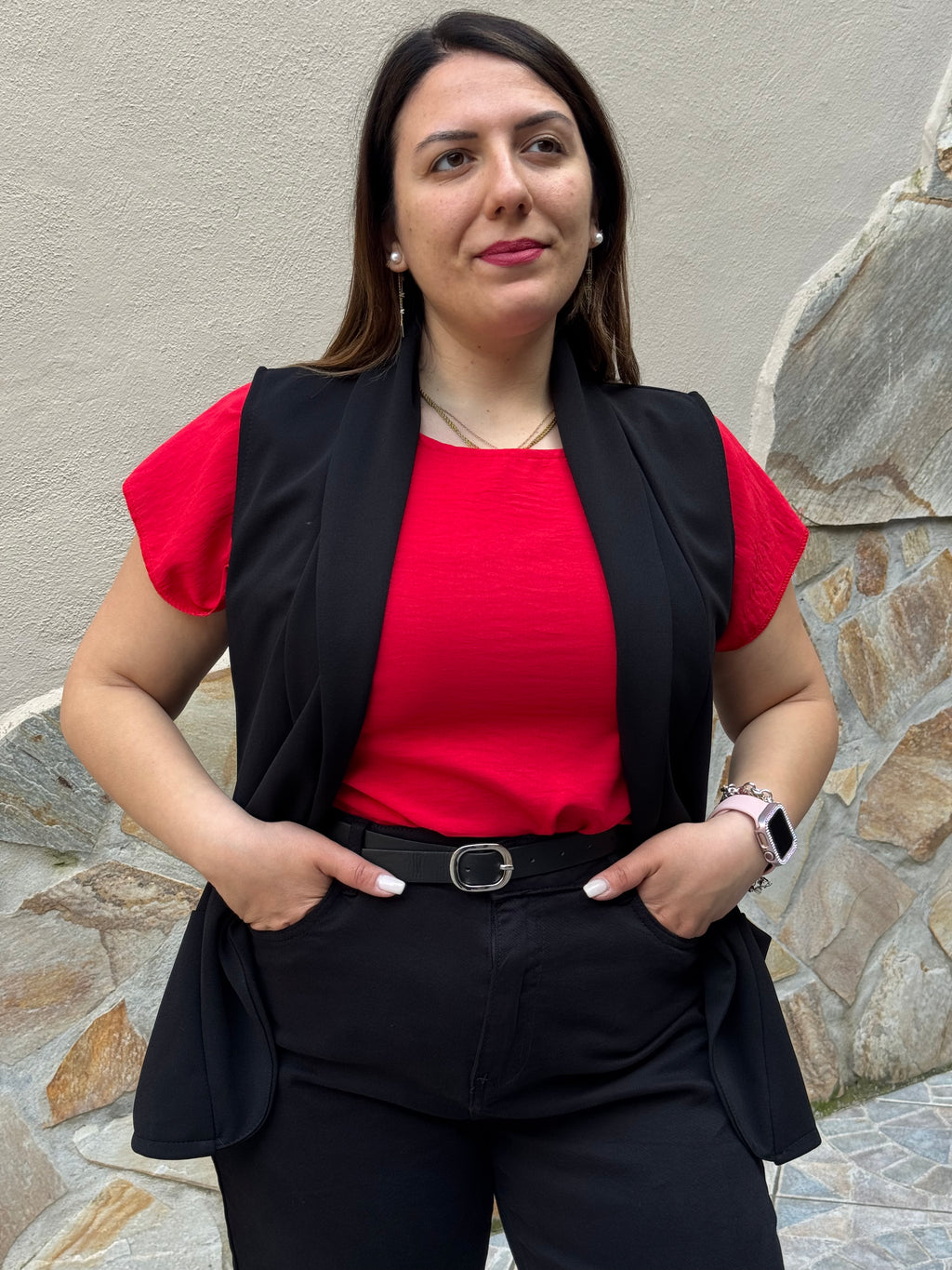 Gilet “Effetto Look Curato” Nero