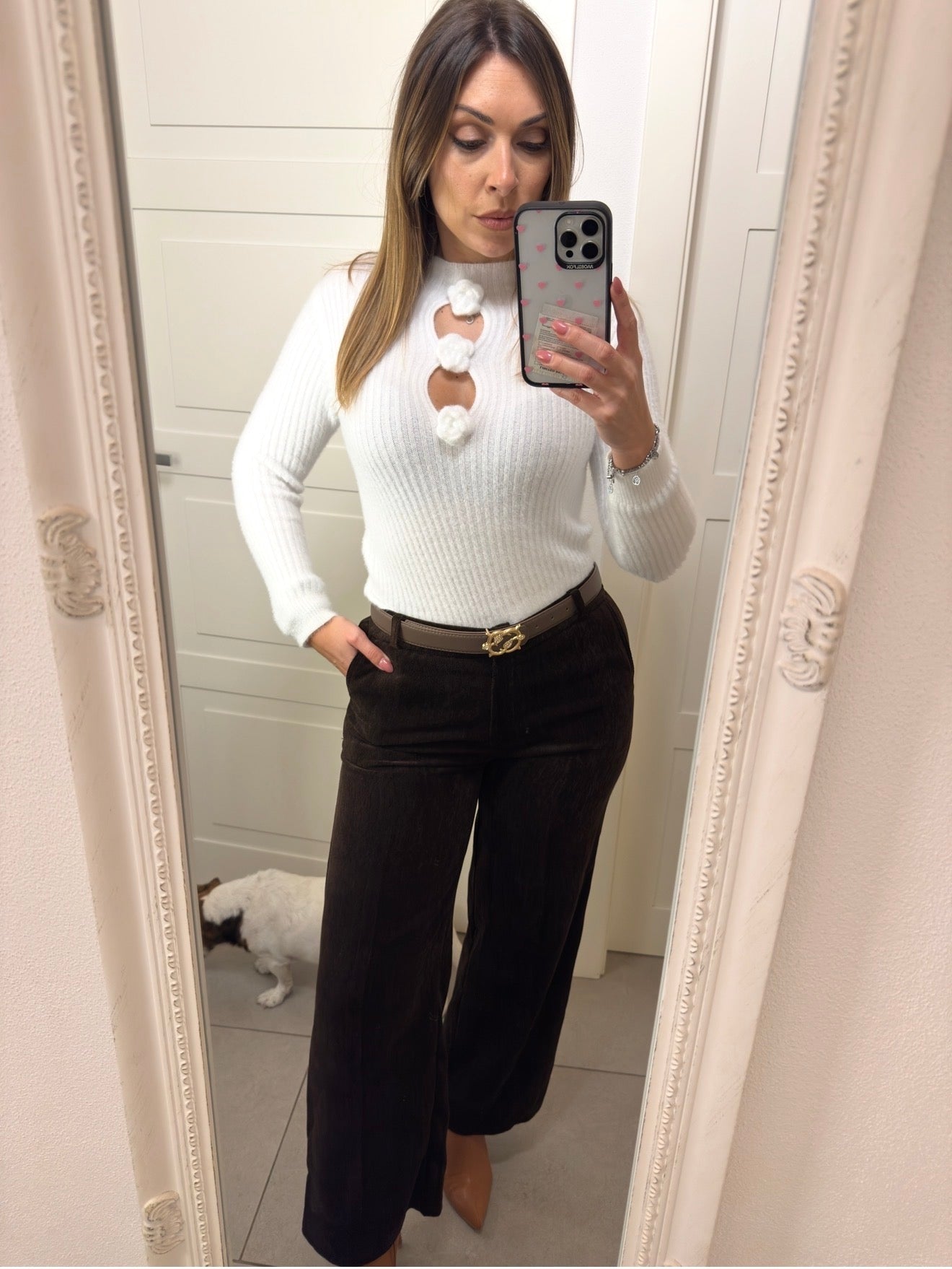 ♥️ Pantalone Brown Essence