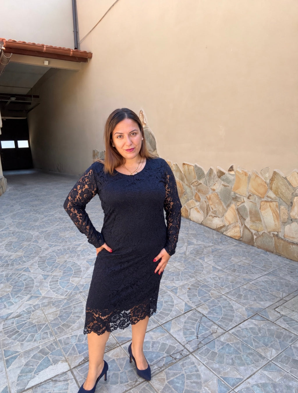 Vestito Curvy in pizzo