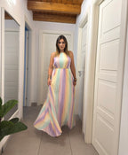 Abito lungo Rainbow