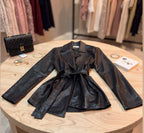 Giacca Ecopelle Black Icon