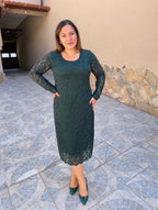 Vestito Curvy in pizzo