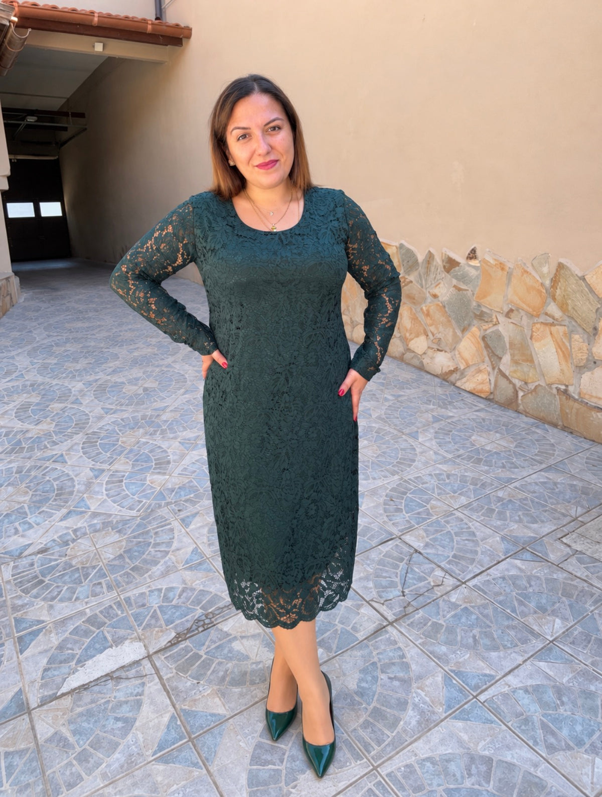 Vestito Curvy in pizzo