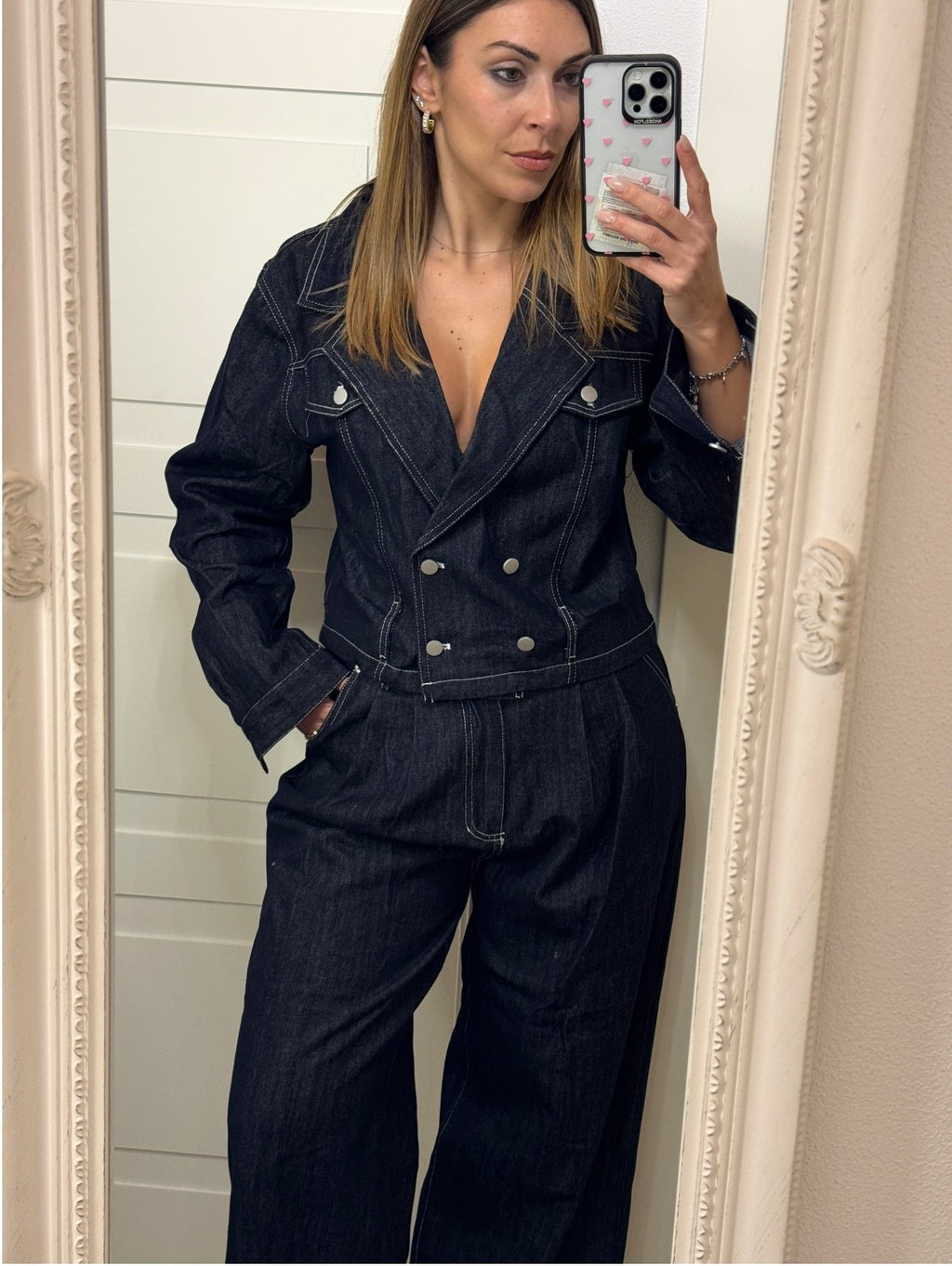 Completo Denim Urban Chic – Giacca & Pantalone