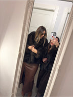 Pelliccia pellicciosa Aria Fur Marrone