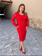 Vestito Curvy in pizzo