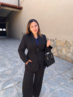 Completo Giacca + Pantalone Curvy NERO
