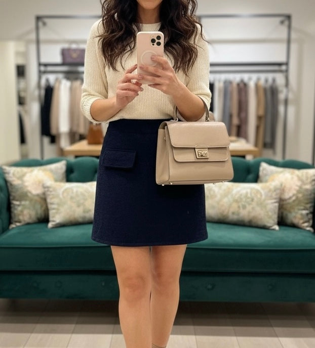 Minigonna Smeraldo Blu