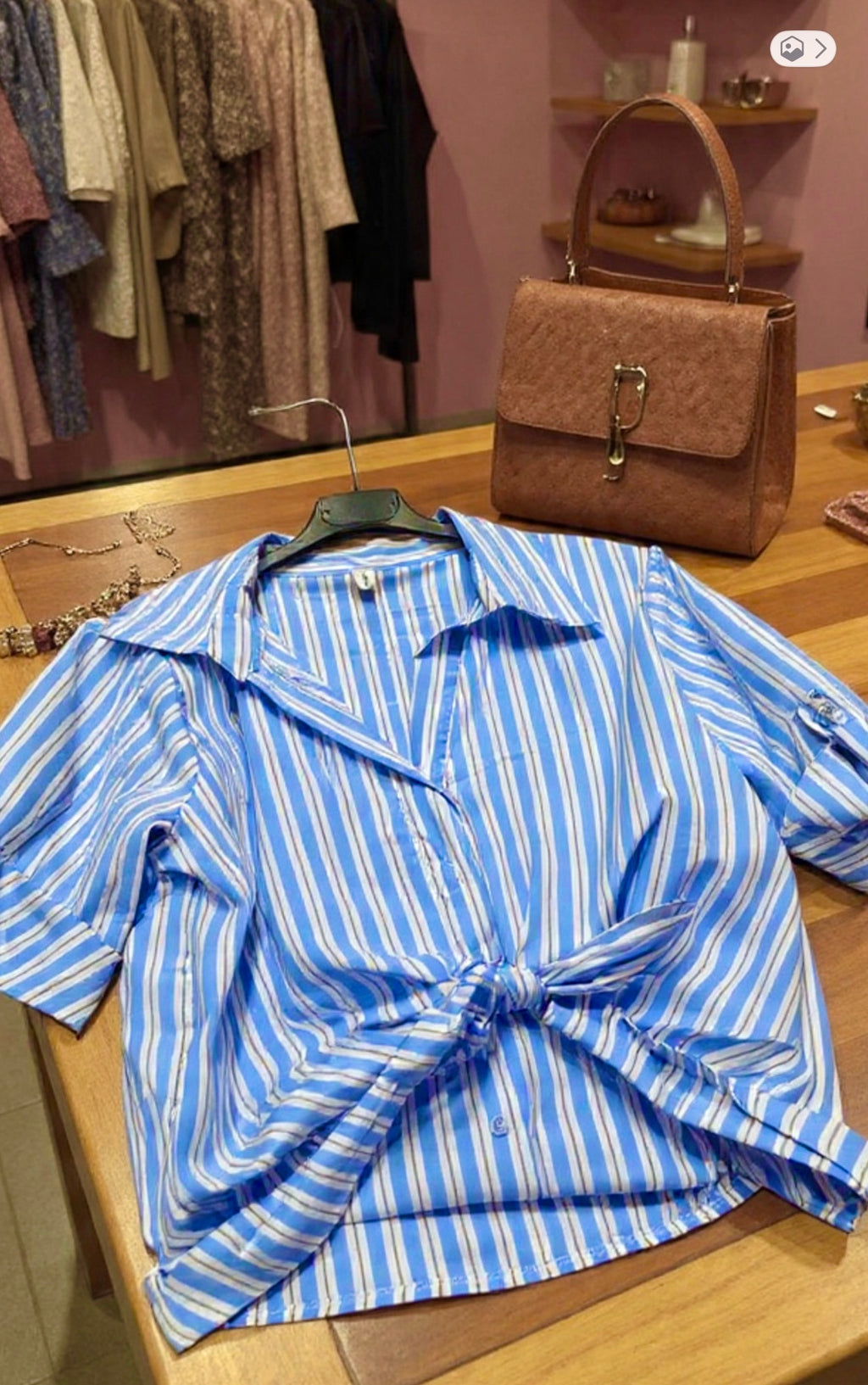 Camicia a righe