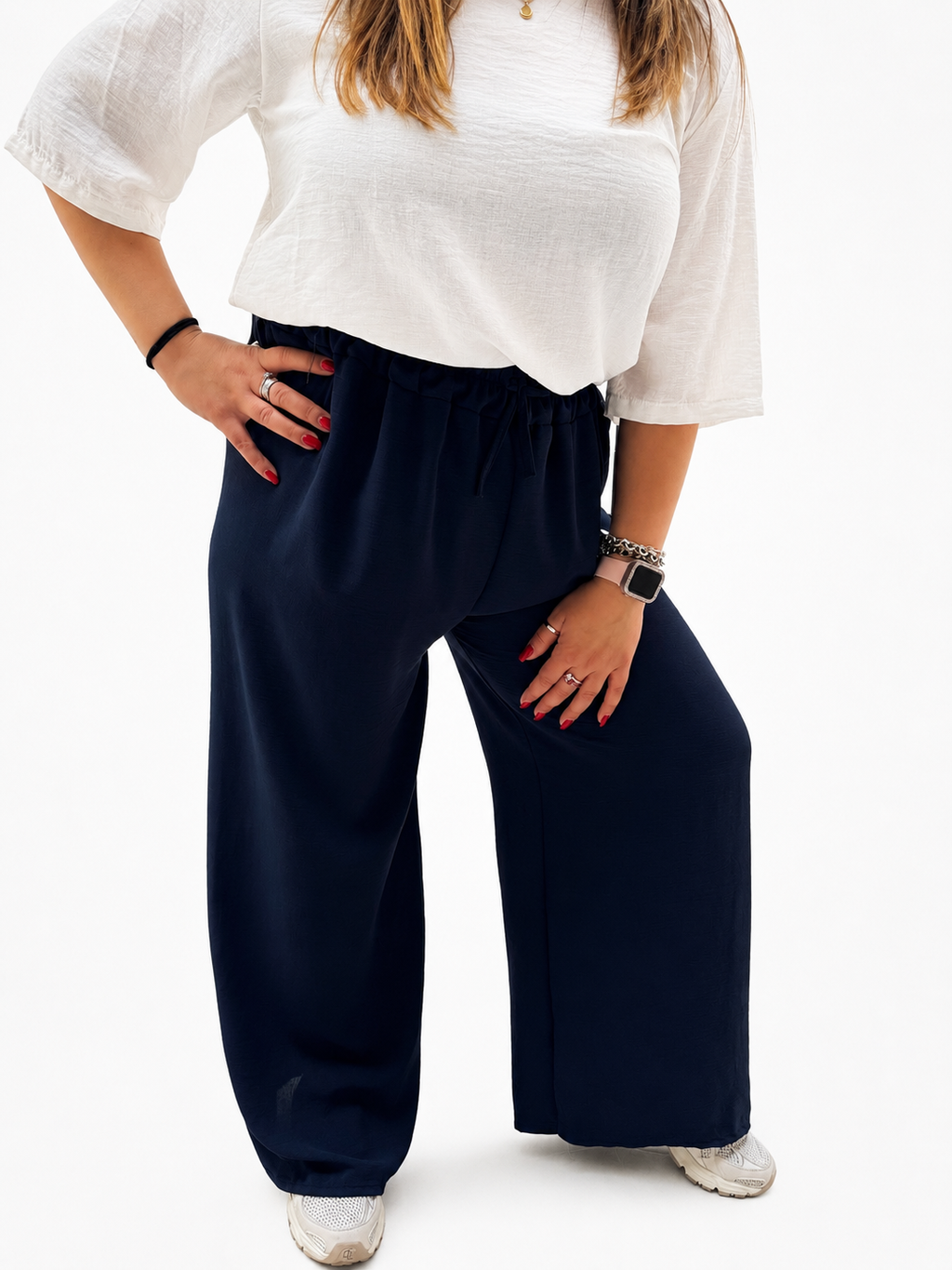 Pantaloni Curvy “Blue Moon”