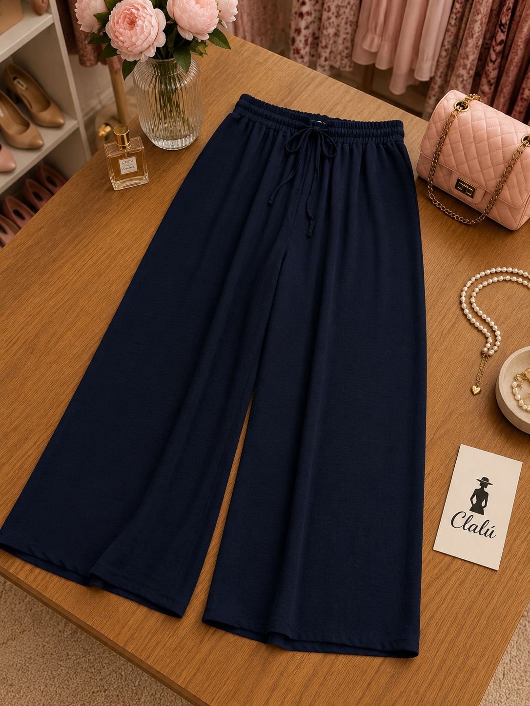 Pantaloni Curvy “Blue Moon”