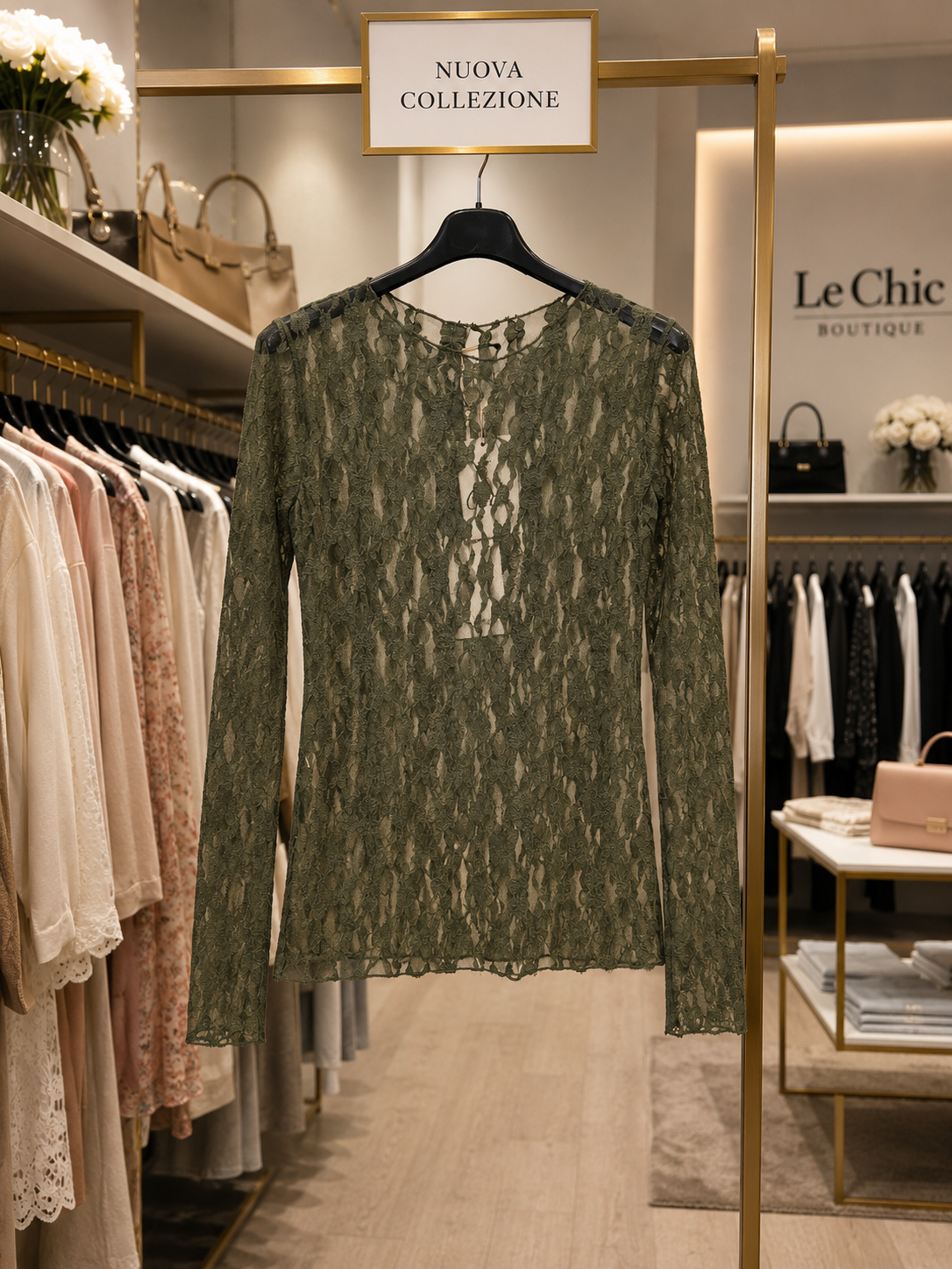 Maglia Pizzo elegante
