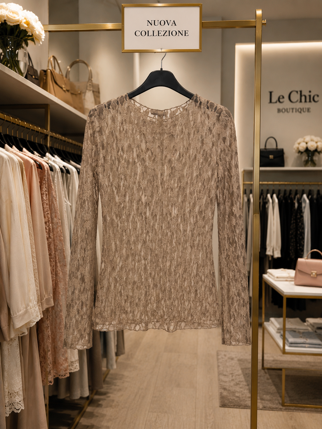 Maglia Pizzo elegante